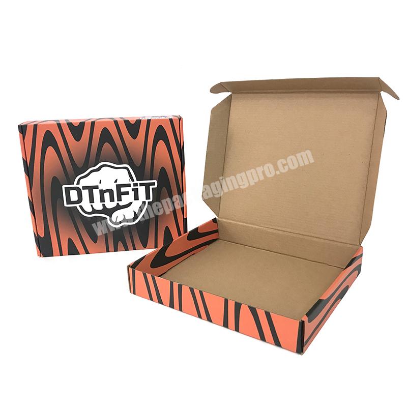Recycled Custom Printing Brown Kraft Paper Mailing Airplane Corrugated Board Flute Box Recyclable Lash Box For Underwear Clothes