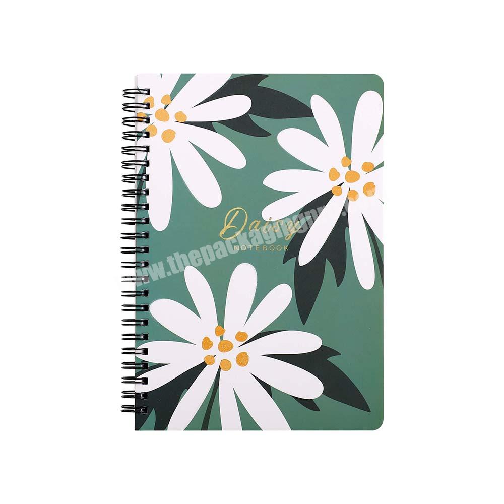 Round Corner Customizable Diary Journal Notebook A5 Size Spiral Hardcover Notebook for Students