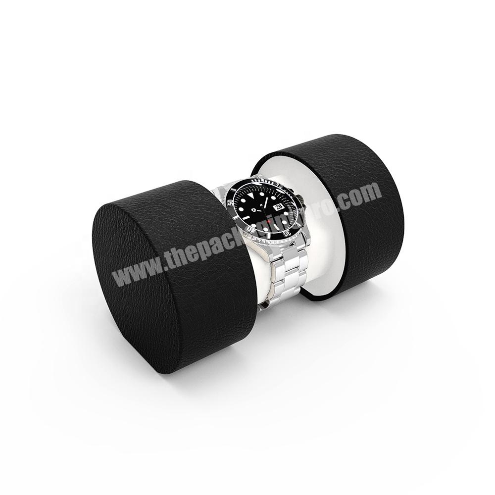 Seismo Package High Quality Cylinder-Shaped Watch Box Custom eco friendly packaging Box Single Watch Box