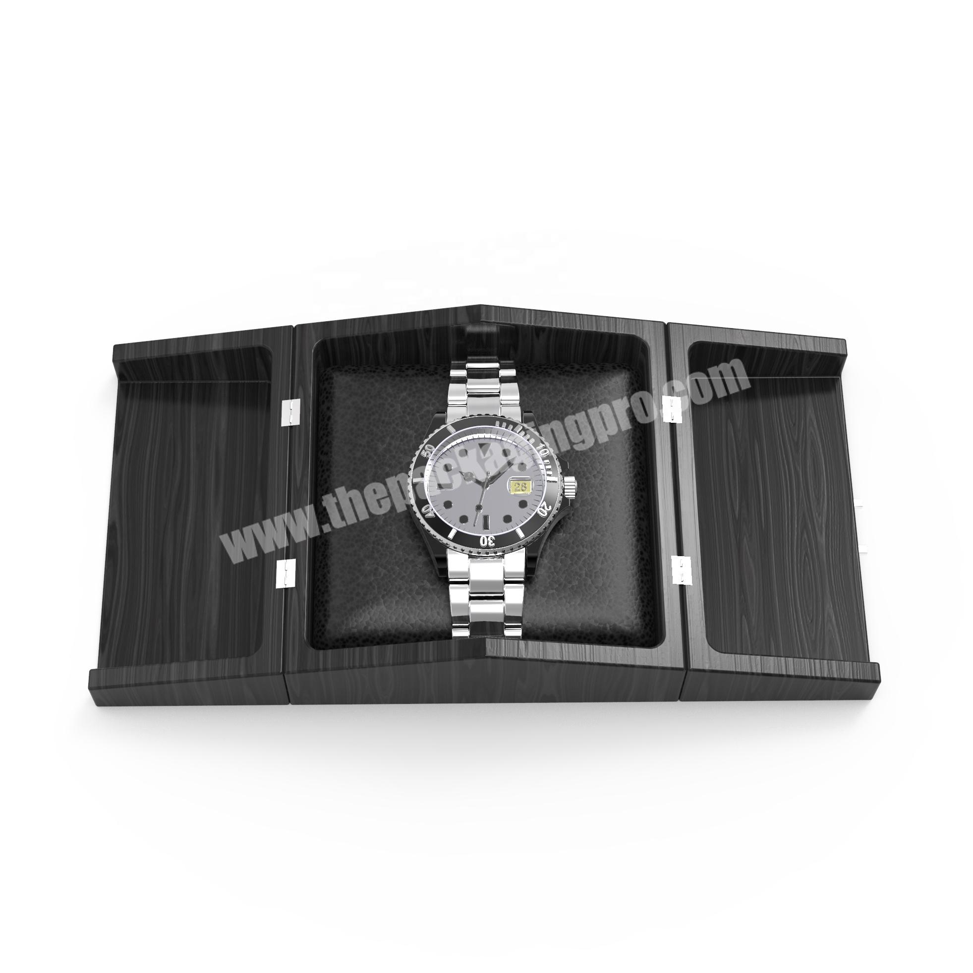 Seismo Package Wholesale Reusable Eco-Friendly New Design Wooden Watch Box Single Packaging Box
