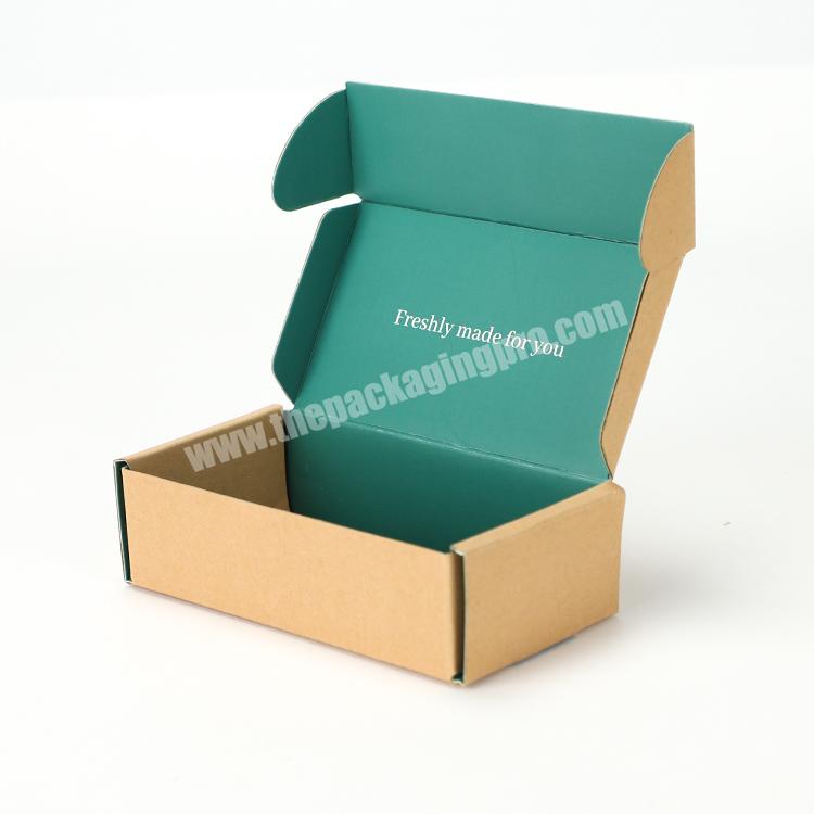 Shenzhen custom luxury flat crafts shoe suit carton paper mailer shipping packaging box gift packing boxes for clothing brand