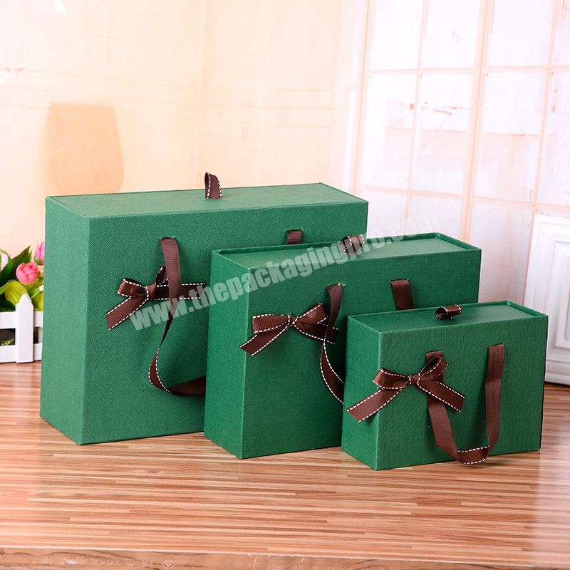 Storage Recycle Paper Color Gift Kraft Paper Folding Packaging Drawer Box