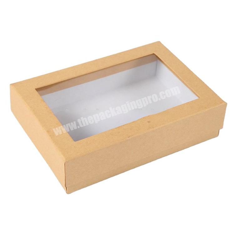 Top Selling Simple Design Hangzhou Hot Kraft Paper Box Folders PVC Window Paper