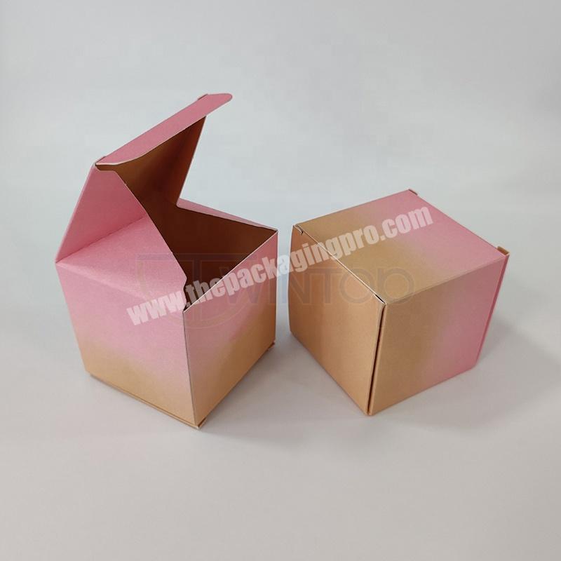 Uncoated Custom Skincare Fragrance Box Packaging Perfume Candle Eye Serum Straight Tuck Card Boxes