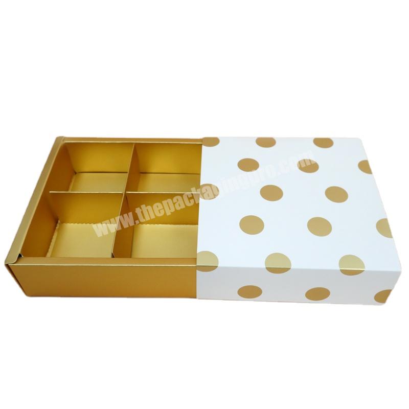 Valentine Small Mushroom Chocolate Candy Bonbon Bar Packaging Gift Box With Dividers