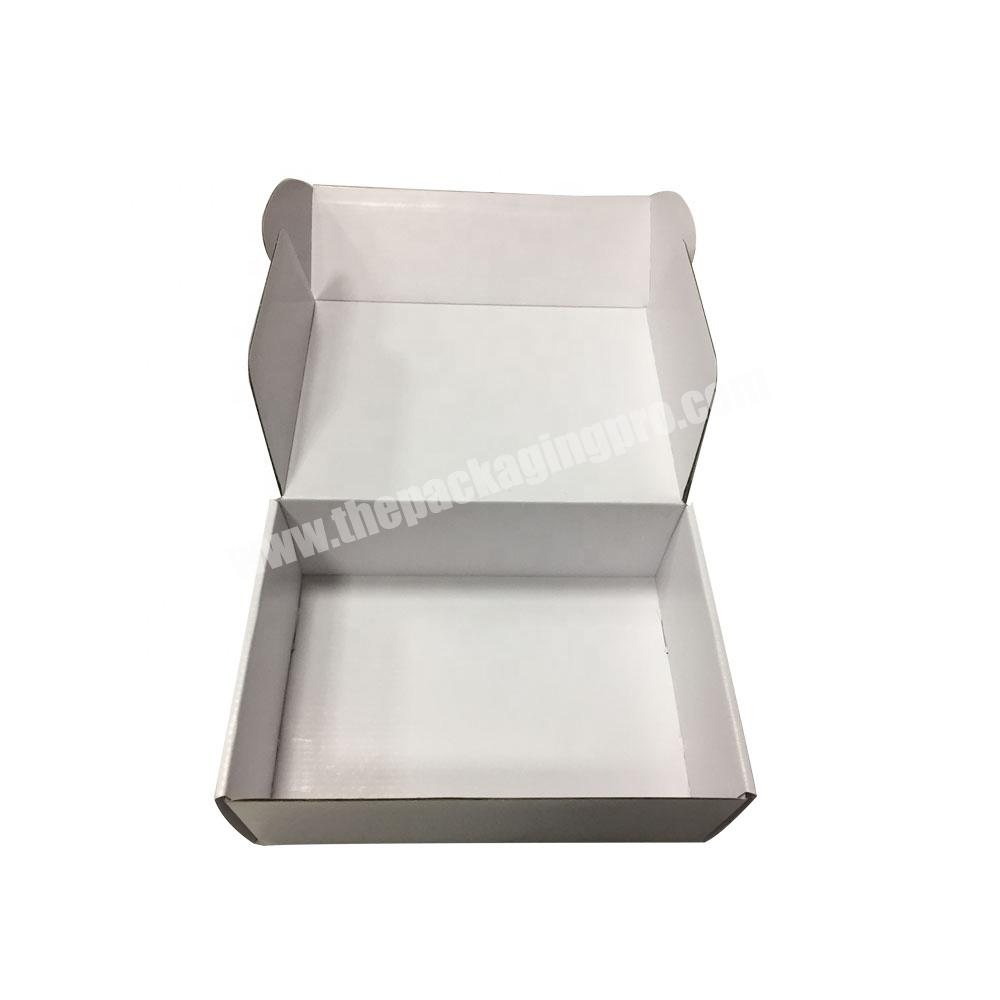 White Corrugated Mailing Boxes Shipping Packaging Carton