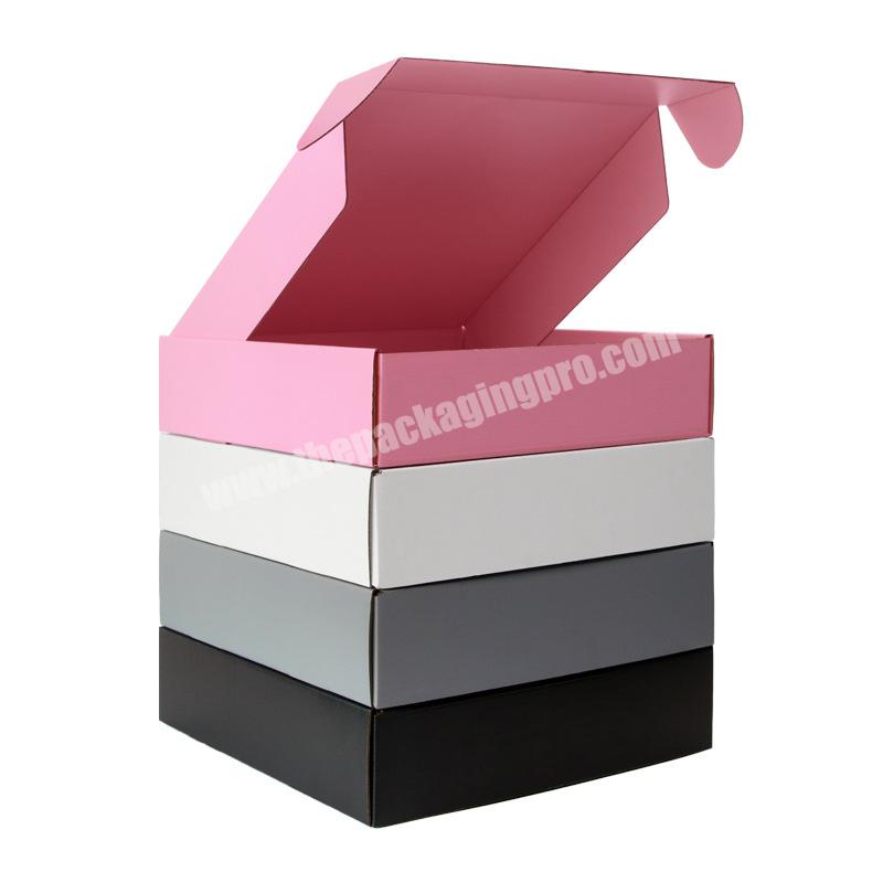 Wholesale Color Custom Logo Mailer Paper Packing Box Recycled Corrugated Kraft Brown Shipping Paper Mailing Box