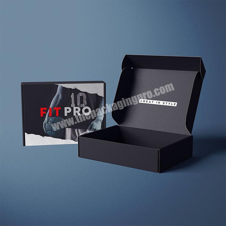 Wholesale Corrugated Board Clothing Dress Underwear Packaging Box Shoes Case Custom Printed