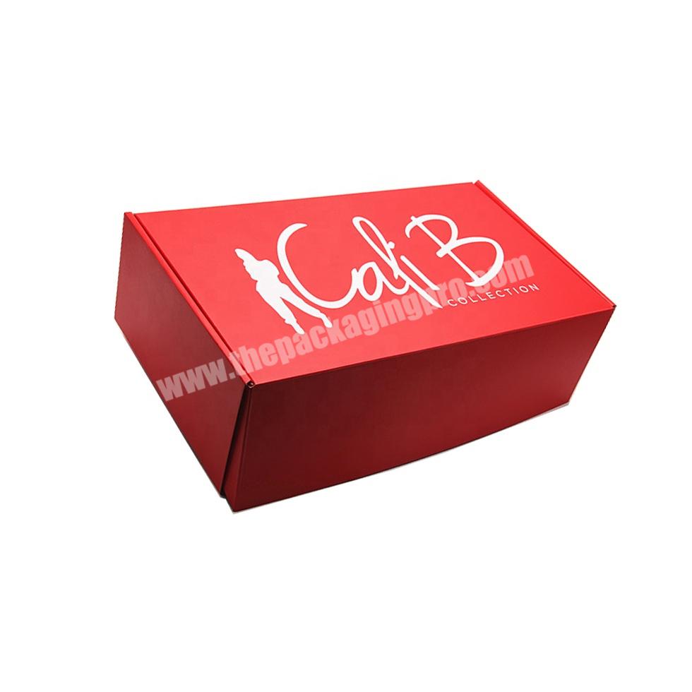 Wholesale Custom Clothing Foldable Kraft Paper Box Packaging Soap Biodegradable Shipping Corrugated Box