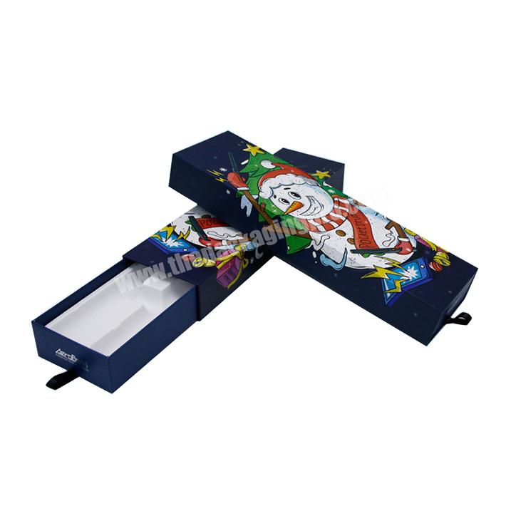 Wholesale Custom Logo Rigid Sliding Out Drawer Box Fancy Gift Box for Jewelry Storage Retail Box with Ribbon