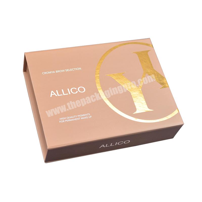 Wholesale Custom Luxury Cardboard Cosmetic Box Magnetic Closure With Insert Lipstick  Perfume Gift Box