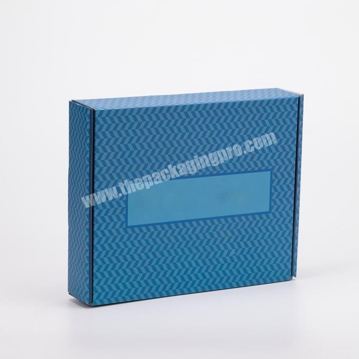 Wholesale Eco Friendly Cloth Packing Mailer Corrugated Paper Custom Logo Printed Gift Delivery Mailing Packaging Box