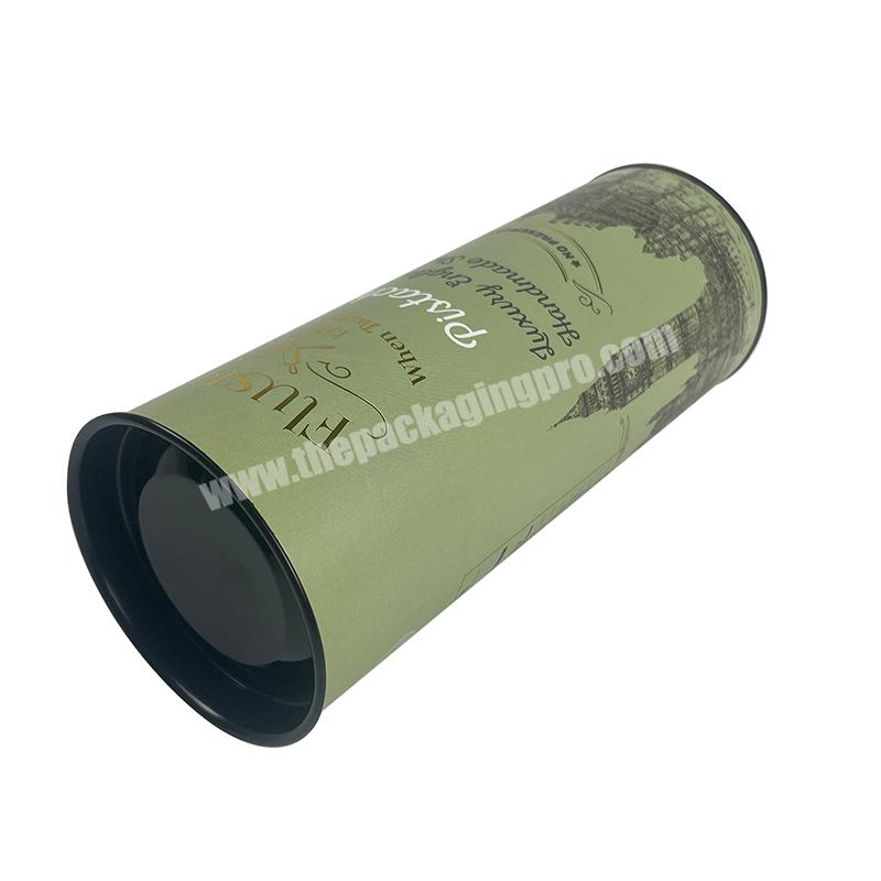 Wholesale Food Grade Cylinder biodegradable round box packaging paper tubes food paper cans packaging