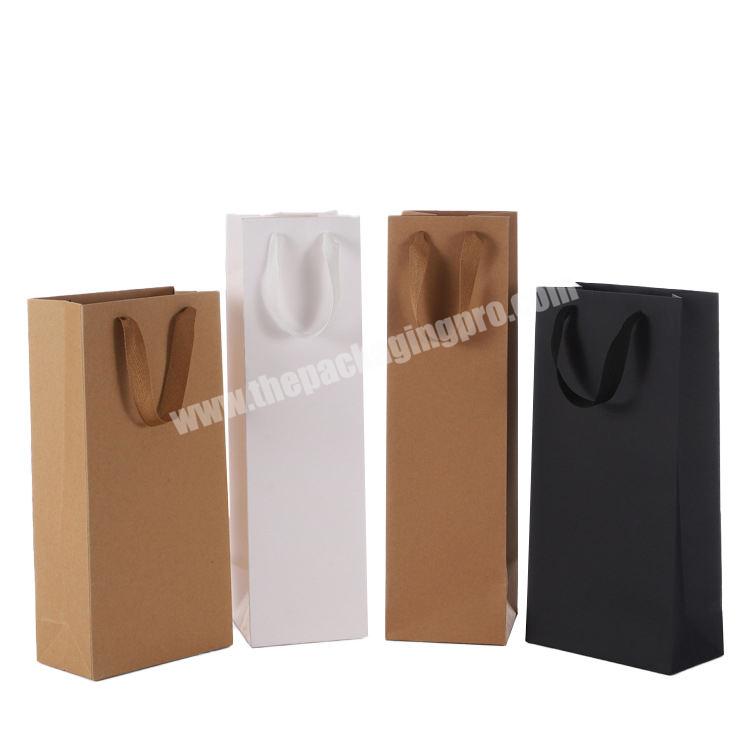 Wholesale Market Logo Printed Portable Paper Box Twisted Handle Gift Bag for  Shoes Clothes Packing