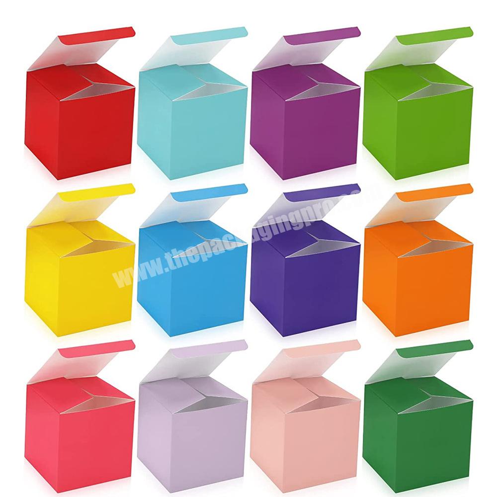 Wholesale custom white paper creative folding small goods can be customized LOGO size gift box