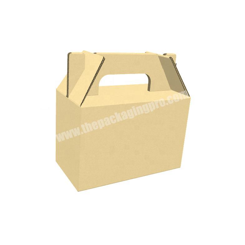 Wine & Beverage Bottles Storage Cardboard Shipping Boxes 4-6 Pack Carrier Packaging Carton