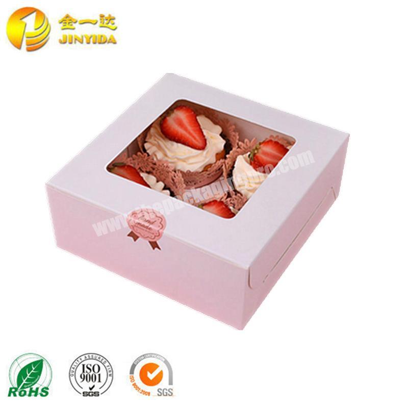 cake pop boxes wholesale with clear window mini cake boxes