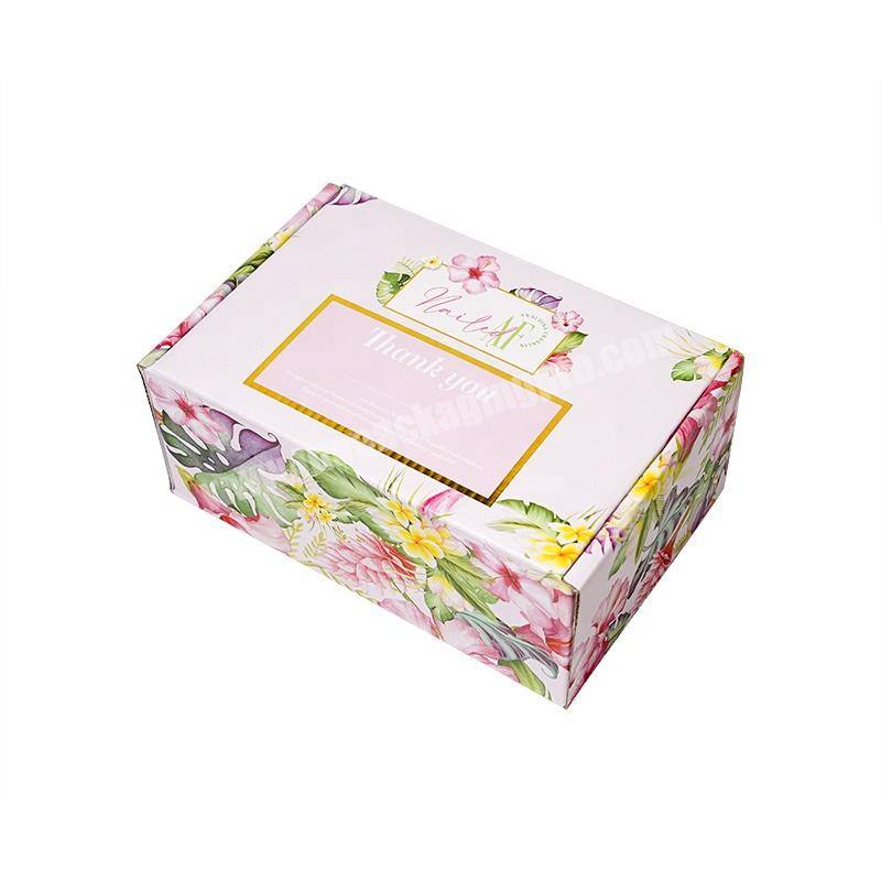 corrugated box manufacturers mail box customized with logo print flower shipping boxes
