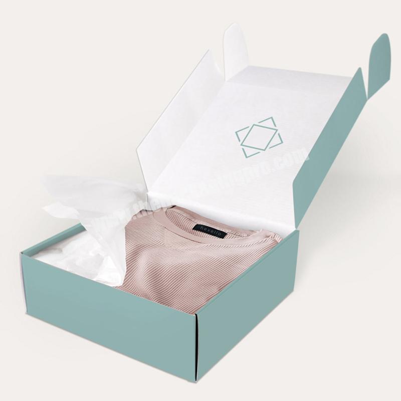 custom competitive price clothing corrugated packaging paper shipping box