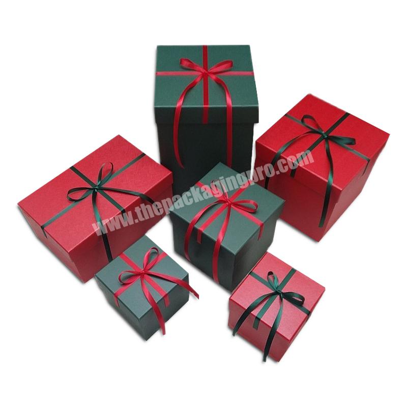 custom logo box packaging print bulk wedding favors verpackung gifts christmas box