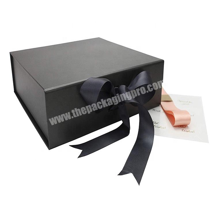 custom logo magnet boxes with logo eyelashes packaging jewelry packaging boxes with ribbon