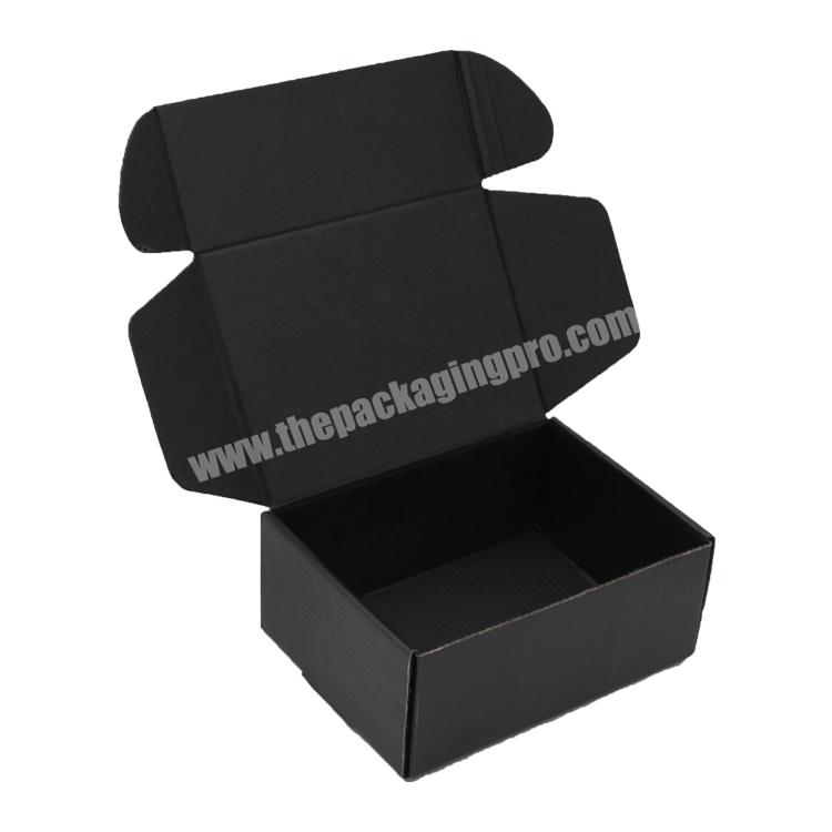 custom logo reusable clothing thank you packaging box luxury cardboard black kraft box packaging for coasters