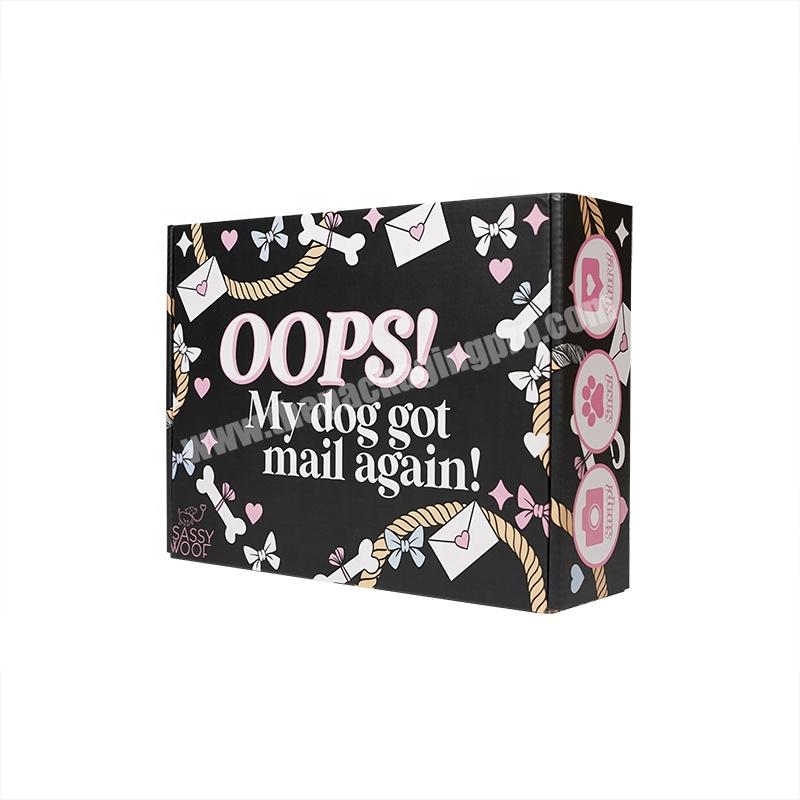 custom logo size corrugated box printing mailing shipping boxes cosmetic gift packaging box