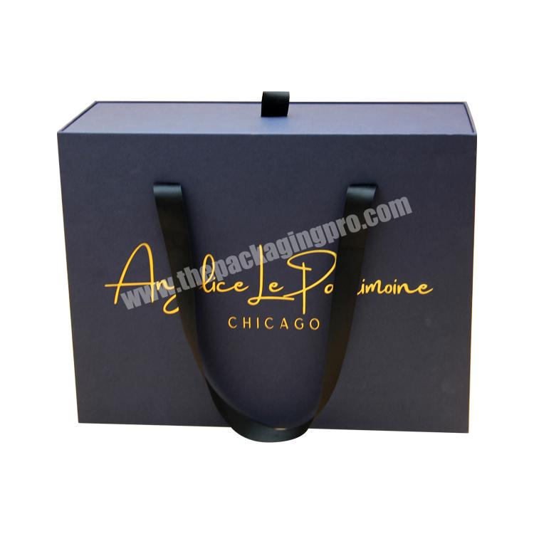 custom logo small business supplies print holographic happy gift paper drawer wig box packaging for clothes