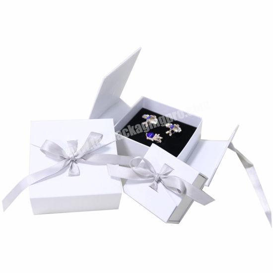 custom mini double open door bracelet pendant  jewelry gift box with logo