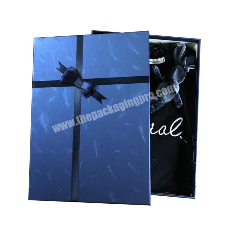 custom paper elegant over sized box fit tshirt packaging gift box for t-shirts
