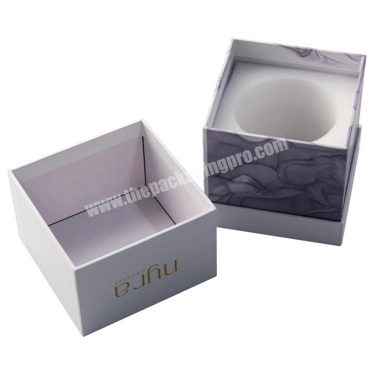 custom presentation paper cylinder tealight candle box packaging for shipping