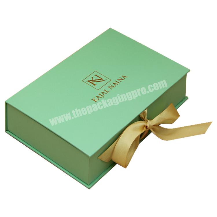 customizable small shipping green tshirt packing paper boxes for arrangement clothes