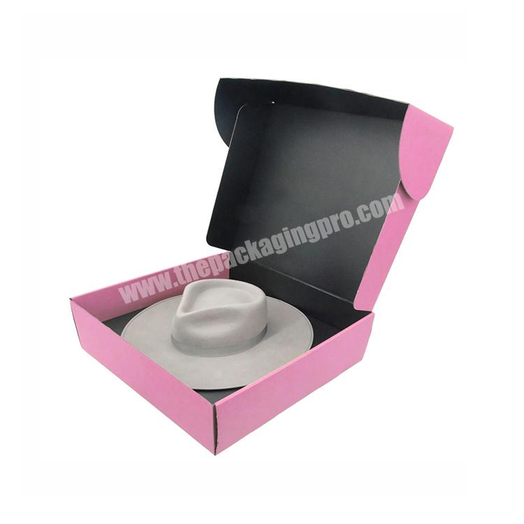 customized surprise gift hat box packaging wholesale bulk boxing cardboard fedora hat paper box with dividers