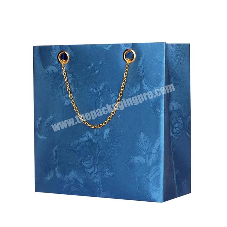 eco friendly custom logo embossed design personalized packaging paper zip bag with logo