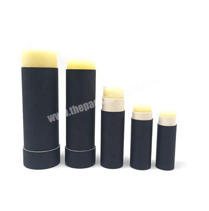 eco friendly recycle craft empty cardboard biodegradable lip balm paper tubes packaging