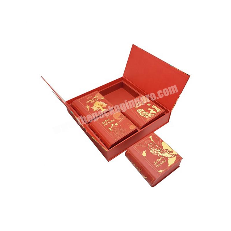 high quality custom luxury mooncake set box