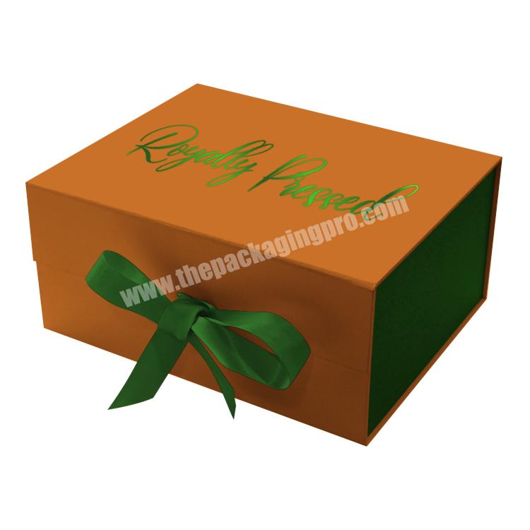 luxury unique print magnetic gift boxes products packaging for dress clothing delivery gift box
