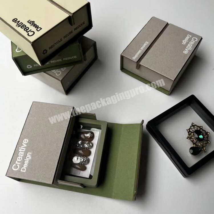 new design luxury foldable necklace jewellery packaging box custom empty jewelry gift boxes with logo