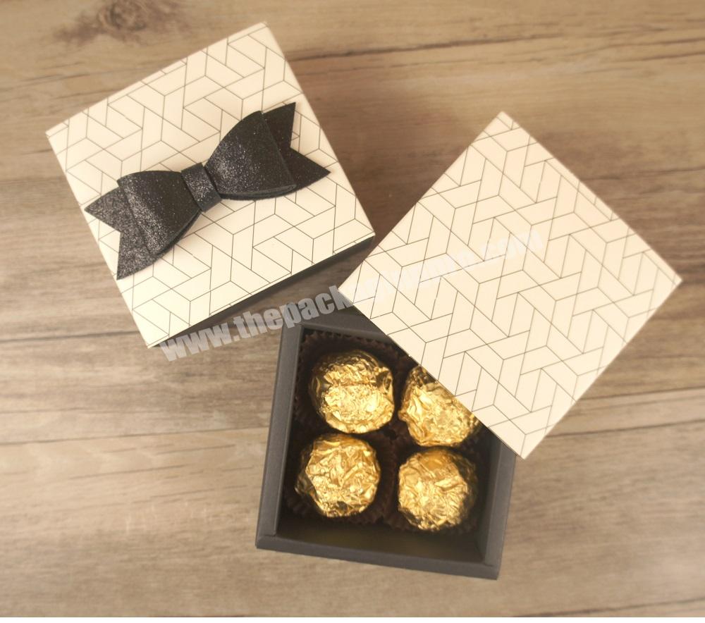 wholesale chocolate box with bowknot