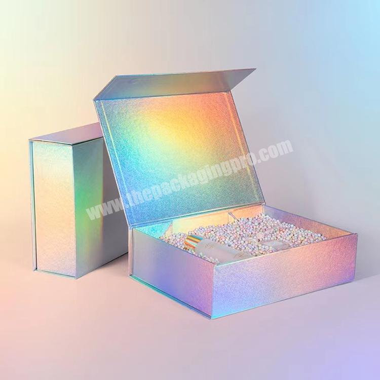 wholesale custom printed holographic folding paperboard kraft papermart gift boxes how to make a paper box for storage