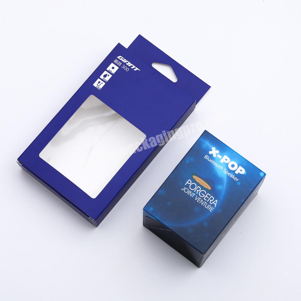 wholesale customize colorful square blue paper gift shipping box packaging