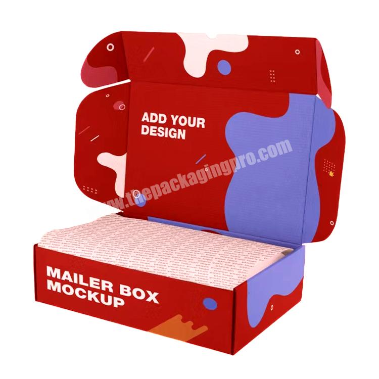 wholesale price consumer electronics kraft paper mailer box clothing corrugated packaging paper shipping boxes