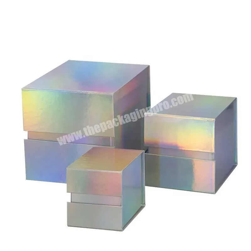 Bouquest Rigid Flat Square Gift Box Set Paperboard With Lid Logo Custom Candle Jar Packaging Magnetic Box Cardboard Holographic - Buy Square Gift Box,Magnetic Box Packaging,Square Box With Lid.