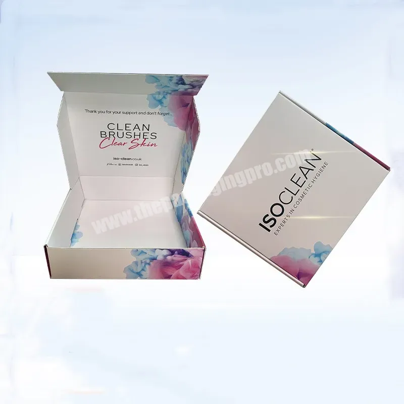 China Manufacturers Wholesale Recyclable Folding Skincare Clothing Corrugated Paper Box With Logo - Buy Mailer Box,Shoes Clothing Underwear Packaging Box,Paper Box.