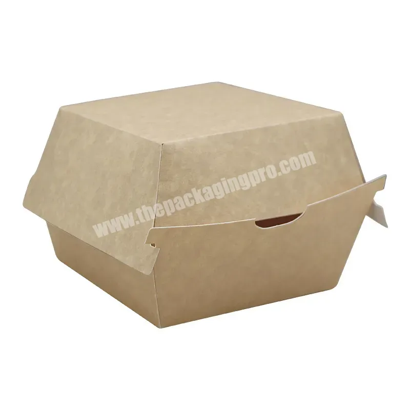 Custom Biodegradable Takeaway Take Away Pizza Hamburger Burger Bento Meal Fast Food Packing Lunch Paper Corrugated Cardboard Box - Buy Custom Size Printed High Quality Biodegradable Recyclable Brown Kraft Paper Sushi Burger Box Hamburger Packaging Bo