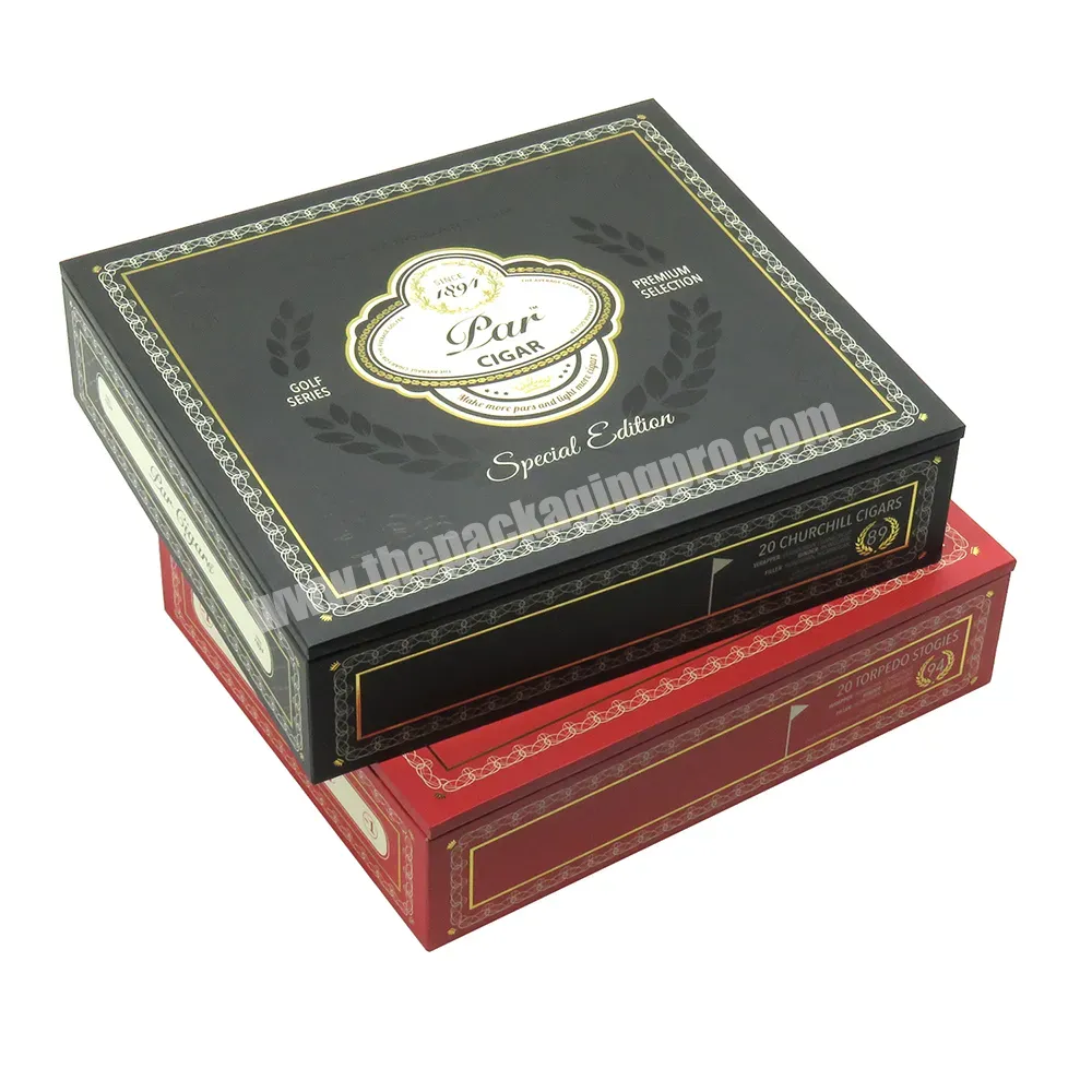 Custom Cigar Rigid Presentation Luxury Box Logo Gold Stamping Pantone Color Printing - Buy Custom Cigar Box,Rigid Presentation Luxury,Gold Stamping.