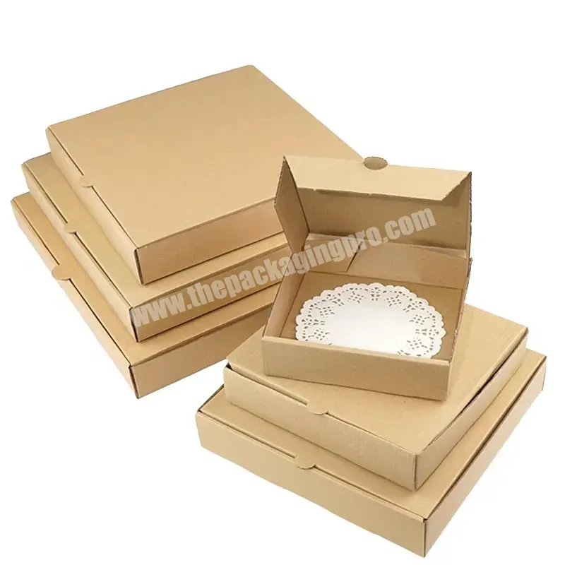 Custom Design All Size Logo Disposable Food Grade Takeaway French Fries Corrugated Paper Bulk Carton Pizza Box Slice With Window - Buy Custom Printed Eco Friendly 6 8 10 12 14 16 18 20 22 24 Inch Fast Food Lunch Corrugated Packaging Frozen Round Pizz