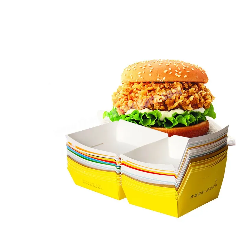 Custom Fast Food Packaging Kraft Paper Disposable Hamburgers Takeaway Burger Box - Buy Burger Box,Hamburger Box,Custom Burger Box.