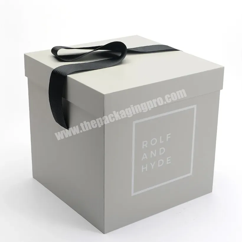 Custom Hard Paper Gift Lid And Bottom Box For Flower Packaging Box - Buy Flower Packaging Box,Custom Packaging Box,Hard Paper Gift Box.