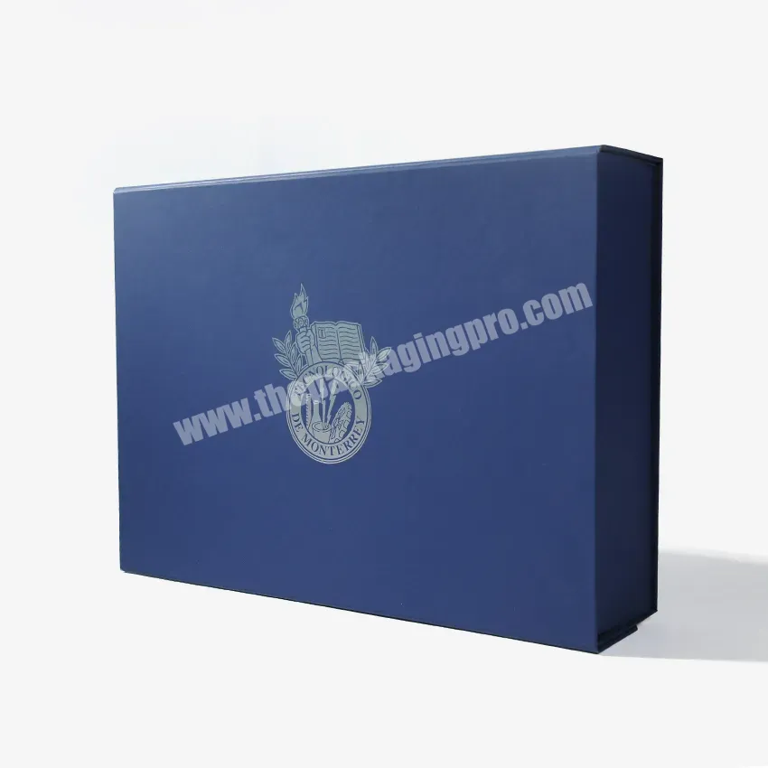 Custom Luxury Magnetic Cardboard Paper Gift Packaging Foldable Box Lovely Blue Man Gift Pack Box - Buy Foldable Box,Custom Foldable Box,Pack Box.